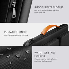 MOCA 360 Protective Laptop Sleeve 13.3 14 Inch for MacBook Pro 14 M1 Pro M1 Max 2021 A2442 Surface Laptop Studio Surface Book 3 2 ASUS VivoBook ZenBook Slim Case (13.3-14 Inch,Black)