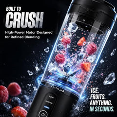 Kilig Vortex Blitz Portable Blender, Sip-Ready Jar Design, 470ml BPA-Free, USB-C Rechargeable, 3 Modes (Blend, Smoothie, Crush), 6 Blade system