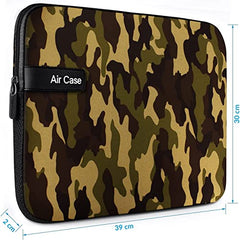 AirCase Protective Laptop Bag Sleeve fits Upto 15.6" Laptop/MacBook, Wrinkle Free, Padded, Waterproof Light Neoprene case Cover Pouch, for Men & Women, Blue- 6 Months Warranty