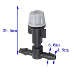 SYGA Sprinkler Heads Nozzle Tee Joints for Misting Watering 20pcs