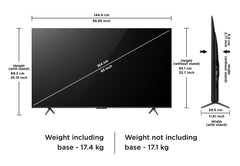 TCL 164 cm (65 inches) 4K Ultra HD Smart QLED Google TV 65T8C