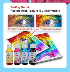 proffisy GT51 GT52 Ink Refill Dye Ink, YCM+1PCS Black - Ink Tank GT5810