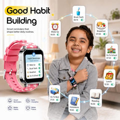 sekyo Neo Fit -India's 1st AI Smart Watch for Kids | AI Learning Assistant, 4G Video Call, GPS, Health & Activity Tracker, Smart Habit Reminder| Edu-Games, Step Count, Camera, Parent Control App