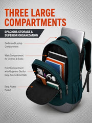 Lunar's Bingo - 48 L Laptop Bags | Laptop backpack for men | Laptop bag 15.6 inch | School bags | College bag for boys | Office backpack for men | Travel backpack with 1 Year Warranty