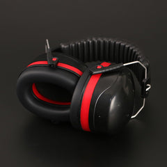 SYGA Children's Noise Reduction Reading Earmuffs, Head-Mounted Soundproof Earmuffs for Studying and Concentration (Red)