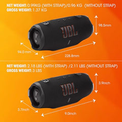 JBL Charge 6, Powerful Pro Sound with AI Sound Boost Wireless Portable Bluetooth Speaker,28 Hrs Playtime, Auracast Multi-Speaker Connection, Built in Power Bank, IP68 Waterproof Black & Orange