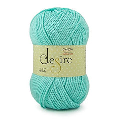 Ganga Acrowool Desire 100% Acrylic Aran Weight Yarn (Pack of 1 ball - 100g) – approx. 200mtr Premium Knitting & Crochet Yarn for Winter Sweaters, Scarves, Blankets | Medium Weight 4, UK 5 (5.5mm) Needle & UK 3 (6.5mm) Hook | Hypoallergenic, Hand Wash…