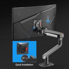 22-45" Gas Spring Monitor Arm w/ 360° Swivel & Tilt | NB G60 | Free Up Desk Space & Improve Comfort (22-45"/16 kgs Capacity)
