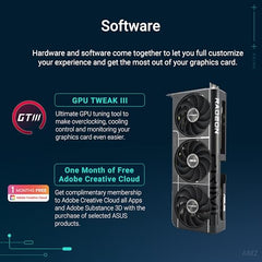 ASUS Prime Radeon RX 9060 XT 16GB GDDR6 OC Edition Graphics Card (PCIe 5.0, HDMI/DP 2.1, 2.5-Slot Design, axial-tech Fans, Dual Ball Fan Bearings, Dual BIOS, GPU Guard)