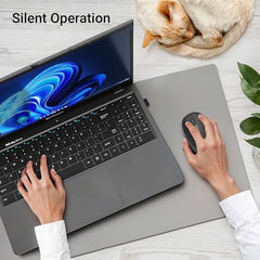 ZEBRONICS Groot Wireless Mouse, Dual Mode (2.4GHz + BT), Upto 1600 DPI, Silent Operation, 3 Buttons, Comfortable & Ergonomic, for Mac | Laptop | Computer, with 2 Years Warranty (Blue)