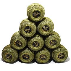 Dhruv Crafts Crochet Cotton Thread Yarn for Cross Stitch, Knitting, Embroidery & Craft Projects, Mercer Crochet Thread Ball, Shade B25 Red, 20 Gram, 0.5 MM Thickness, Sewing & DIY Supplies