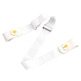 SYGA Jeans Belt Elastic Women's Punch-Free Decoration Flower buckle Style Lazy Belt