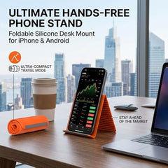 ZORBES® Portable Invisible Laptop Riser Stand, 2 Mini Self-Adhesive Alloy Metal Folding Desk Stand, Lightweight Laptop Desk Feet for MacBook, Lenovo, HP, Dell, Laptops & Tablets, 2pc (Black)
