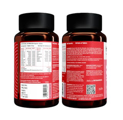 hk vitals Omega 3, 60 Fish Oil Capsules + Multivitamin, 60 Tablets | 1000mg Omega 3 with 180mg EPA and 120mg DHA | For Brain, Heart, and Joints Health