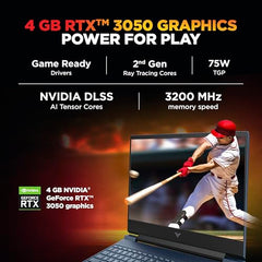 HP Victus, Intel Core 5 210H, 4GB RTX 3050 A (24GB DDR5, 512GB SSD) FHD, 144Hz, 300 nits, IPS, 15.6''/39.6 cm, Win11, M365* Office24, Mica Silver, 2.29kg, fa2500TX, Backlit, Gaming Laptop