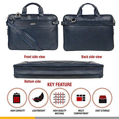 Zipline Laptop bags for men office use | Faux Leather Laptop Bag for Man - Fits 14/15.6/16 inch Laptop, Macbook, Macbook Pro Messenger Bags for Mens (1-Tan Bag)