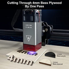LASER TREE Laser Engraving Module, 5000mW Output Optical Power 450nm Laser Head for CNC Laser Engraver/Laser Cutter Machine, DIY Laser Engraving Tool Suitable for Wood Metal Acrylic Paper Etc
