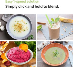 Braun MultiQuick 1, Powerful 450W Hand Blender, Made in Europe, EasyTwist Technology, Lightweight, Stainless Steel German Design, Dishwasher Safe, Make Baby Food, Chutney, Smoothie, Soup, MQ10.000P