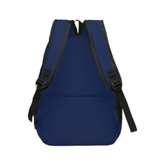 SYGA Kids Schoolbag, Breathable, Waterproof, Customized Logo Backpack For Kindergarten And Elementary School Students (Small Dark Blue With Red)