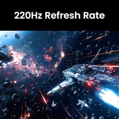 BenQ MOBIUZ EX251 24.5” FHD 220Hz Gaming Monitor, 1ms GtG, AMD FreeSync, DP 1.2, HDMI 2.0, USB Hub, 99% sRGB, Game Optimized Color, 2.5Wx2 Speakers, VESA Display HDR400 (White)