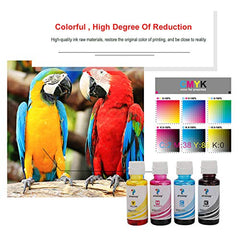 proffisy GT51 GT52 Ink Refill Dye Ink, YCM+1PCS Black - Ink Tank GT5810