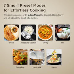 Prestige PIC 2.0 V2 2000-Watt Induction Cooktop with Touch Panel |Radiant|Black