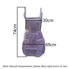 SYGA Black Dotted Design Waterproof Stylish Polyester Fiber Women Apron