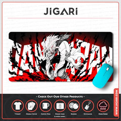 JIGARI Extended Anime Large Mouse Pad (11 x 23 Inch) | Gaming Mousepad for Laptop, Desktop & Keyboard | Smooth Surface | Anti-Slip Rubber Base (Zoro - Sword Master - One Piece (P08))