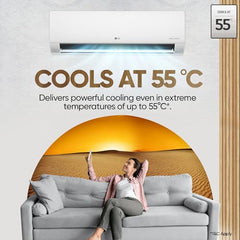 LG 1.5 Ton 3 Star Hot & Cold, DUAL Inverter Split AC (Copper, Convertible 5-in-1, VIRAAT Mode, 4 Way Swing, HD Filter with Anti-Virus Protection, US-H19VNXE, White)