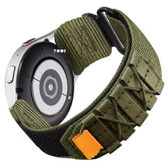 YODI 22mm New Rugged Velcro Nylon Strap Band Compatible with Amazfit GTR 2, GTR 2e, GTR 47MM / Noise Fit Endure, Fit Evolve, Active Smartwatch Bands (ORANGE)