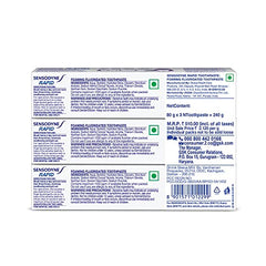 Sensodyne Toothpaste Rapid Relief | Fast Sensitivity Relief Tooth Paste Combo Pack - 160gm (80gm x 2) | Fresh Taste | Dentist Recommended