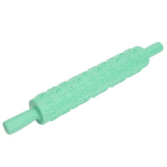SYGA Sky Blue Butterfly Printing Portable Roller Cake Decorating Baking Mould Fondant Tool