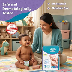 Amazon Brand - Supples Premium Baby Diaper Pants | 84 Baby Diapers | XXL | 15-25 Kg | 42 x 3 Packs | 12 Hrs Absorption | Cushiony Cotton Soft Fabric | Phthalates-Free | Triple Leak Guard