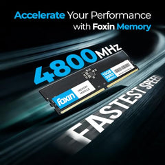 Foxin 16GB DDR5 Desktop RAM 4800MHz | UDIMM - 1.2V Low Voltage | 288-PIN Pin, 8 IC, Intel & AMD Compatible | High-Speed PC Memory Upgrade | 5 Years Warranty
