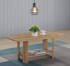 DeckUp Dusun Engineered Wood Coffee Table (Dark Wenge, Matte Finish)