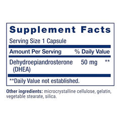 Life Extension DHEA 50 Mg, 60 capsules