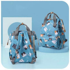 SYGA Diaper Bag Mother Bag Multi-Function Nappy Backpack Bag Organizer for Travel Diaper Bag (Blue)