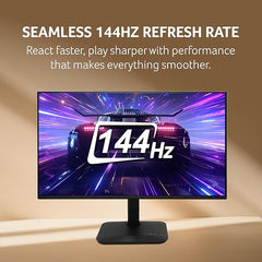 Acer EK240Y P6 P6 23.8 Inch IPS Full HD Backlit LED Monitor I 144Hz Refresh Rate, 1MS VRB Response Time, AMD FreeSync I 1 x VGA 1 x HDMI with Inbox HDMI Cable I Zero Frame Design I Eye Care I Black