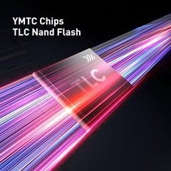 MOVE SPEED HB7450 4TB PS5 Internal Solid State Drive with TLC NAND Heatsink, PCIe 4.0 NVMe M.2 SSD - Up to 7450MB/s, 3D NAND Storage Expansion, PS5 Compatible