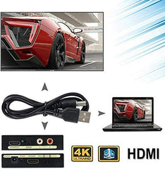 BKC 4K HDMI Audio Extractor Dual Format Sound Splitter Converter Box