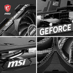 MSI GeForce RTX 4060 Ventus 2X Black 8G OC 8GB GDDR6 128-bit Gaming Graphic Card