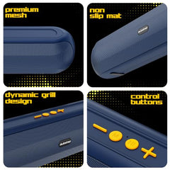Dubstep Pop 600 Wireless Speaker, 15 Hrs Playtime, 52mm Driver, TWS Pairing, 6W Output Bluetooth Speakers (Grey)