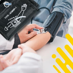 Dr Diaz BP80 Automatic Digital Blood Pressure Monitor for Clinical, Hospital, Home & Professional Use | Liquid Crystal Display | High Accuracy | BP Monitor Cuff | 1 Year Warranty