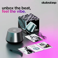 Dubstep Pop 600 Wireless Speaker, 15 Hrs Playtime, 52mm Driver, TWS Pairing, 6W Output Bluetooth Speakers (Grey)