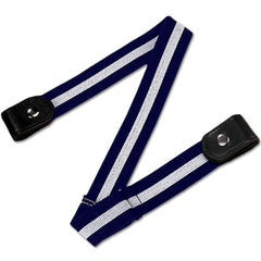 SYGA Jeans Belt Elastic Women's Punch-Free Decoration buckle Style Lazy Belt