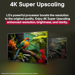 LG 108 cm (43 inches) QNED 8AA Series 4K Ultra HD Smart webOS QNED TV 43QNED8AA6A