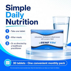 OSMF Vita Lycopene Multivitamin & Multimineral Tablets, 30 Count