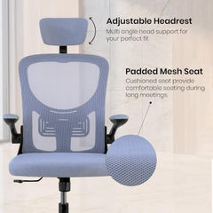 Casa Haus Italia Premium Leatherette Office Chair for Work | Boss Chair, Ergonomic Executive, Luxurious Cushioned Arms & Seat, 2 Point Back Massager, Heavy Duty Metal Base (Burgundy)