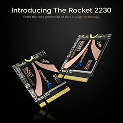 Sabrent 2TB Rocket Q4 2230 M.2 NVMe PCIe 4.0 x4 Gen4 SSD, Up to 5000MB/s,Internal Solid State Drive for Laptop, Surface/Pro, Steam Deck, PS5, ASUS ROG Ally, Dell, HP and Mini PCs (SB-213Q-2TB)