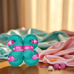 M.G ENTERPRISE MG Baby MelonKnitting Wool 200 Wool Thread for Crochet & DIY Craft Projects